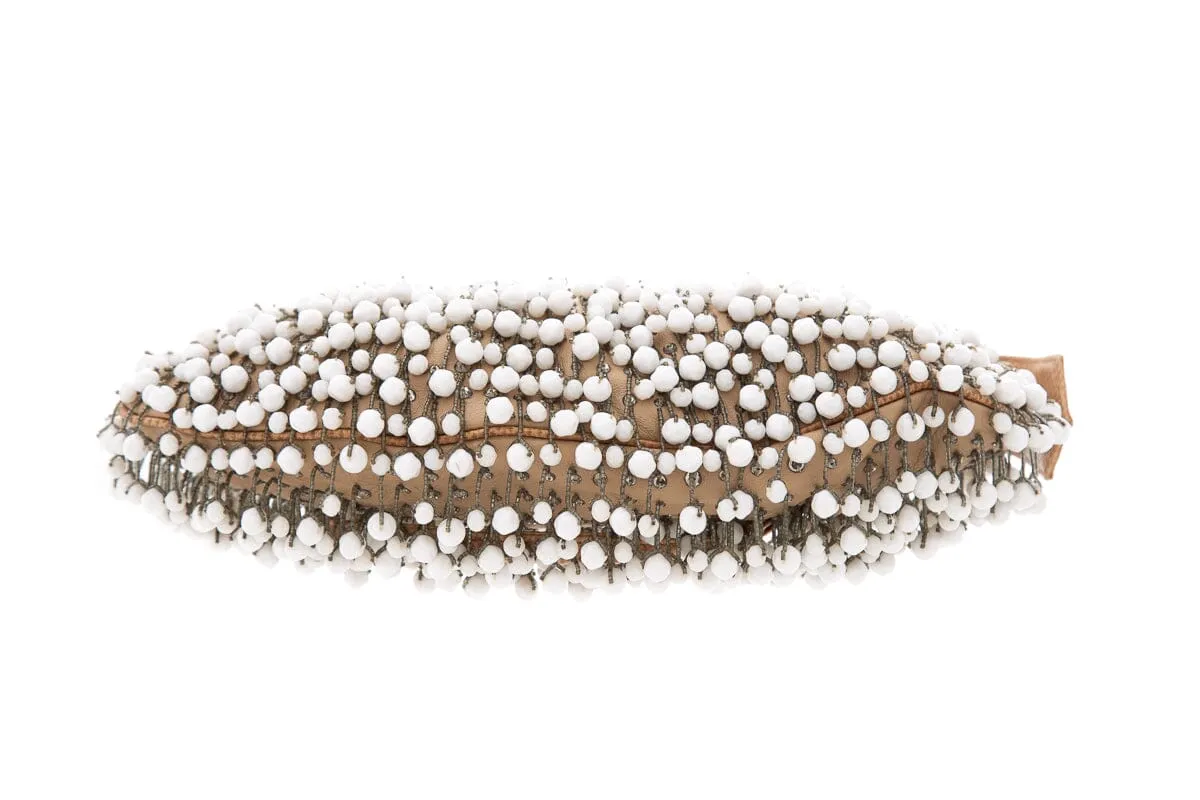 Fendi Natural Mini - Tasche Beaded Handbag