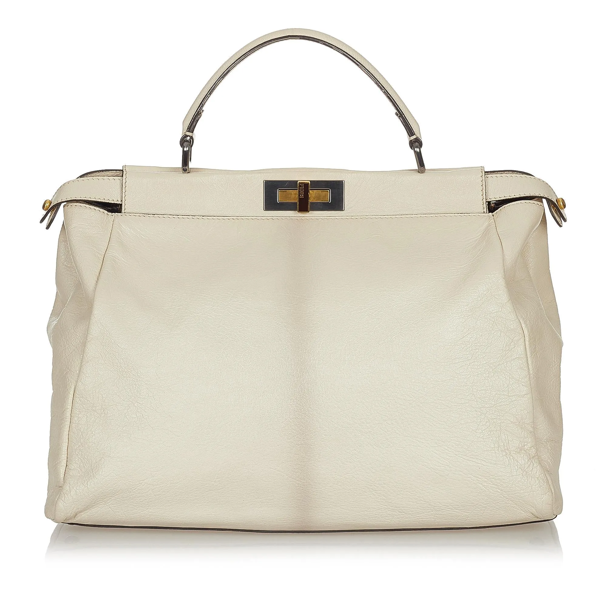 Fendi Peekaboo Leather Satchel (SHG-26729)