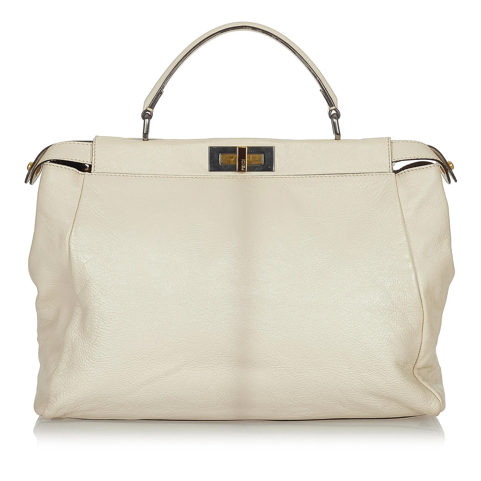 Fendi Peekaboo Leather Satchel (SHG-26729)