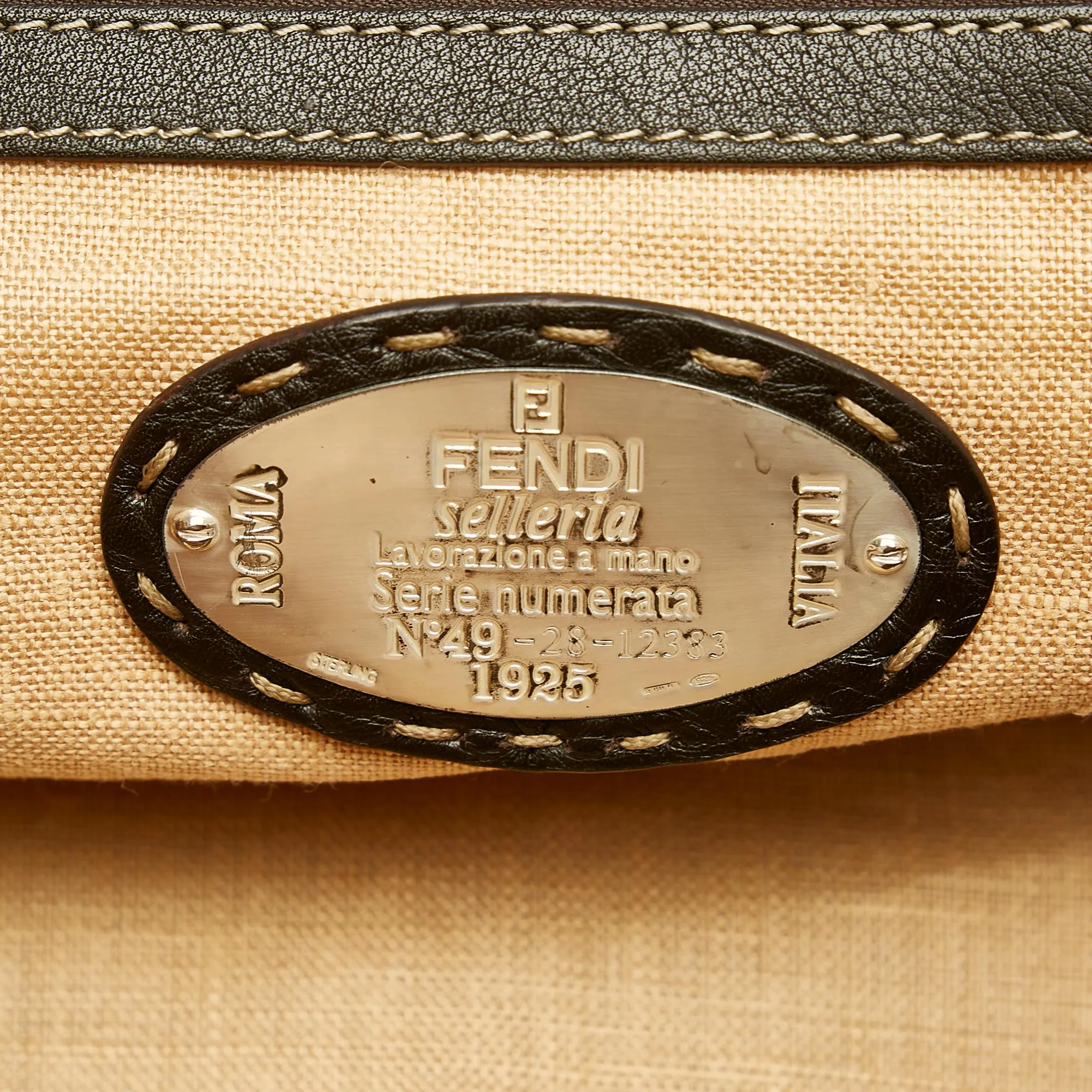 Fendi Selleria Leather Handbag (SHG-28118)