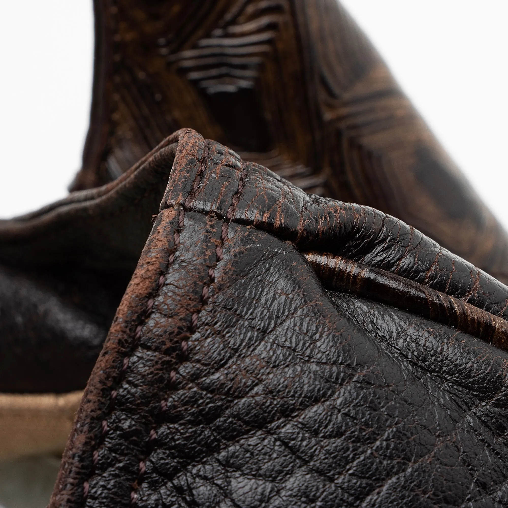 Fendi Tortuga Leather Zucca Spy Satchel (SHF-22711)
