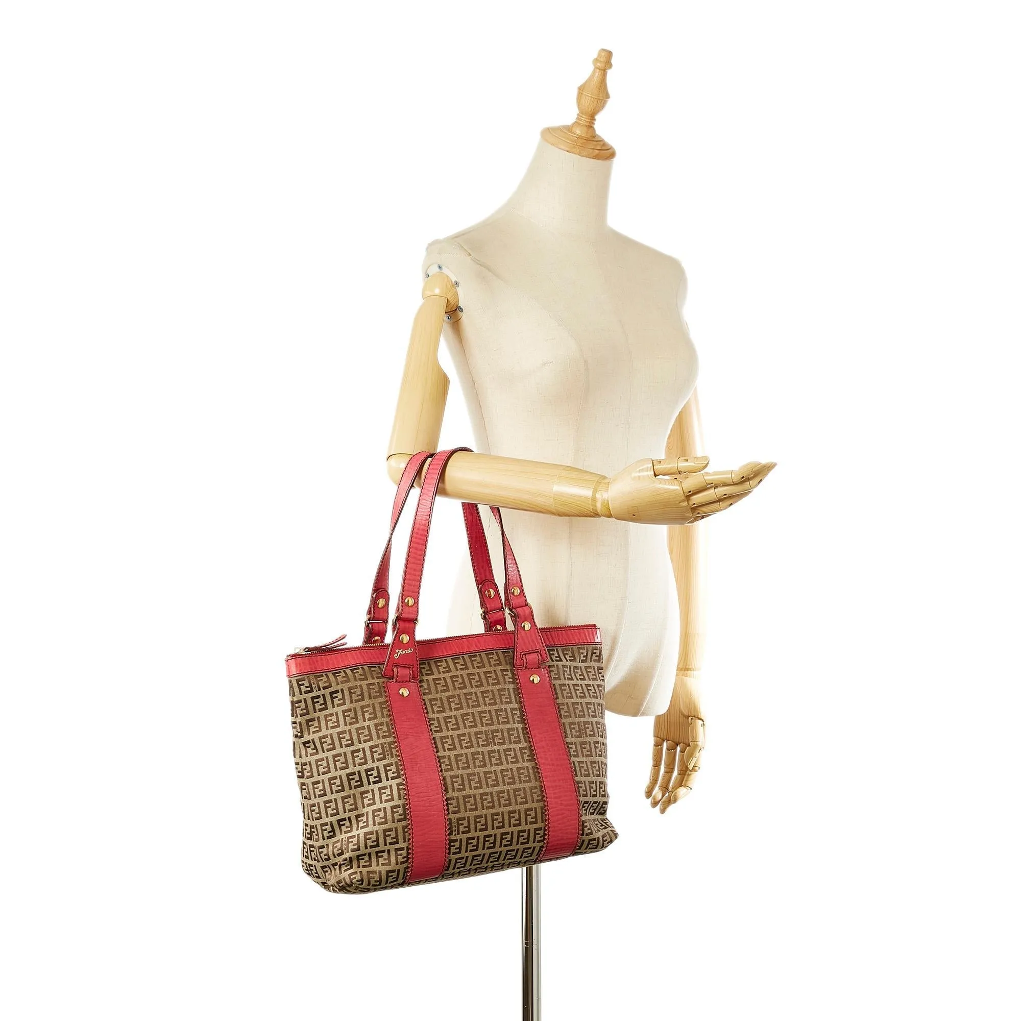 Fendi Zucchino Canvas Tote Bag (SHG-34025)