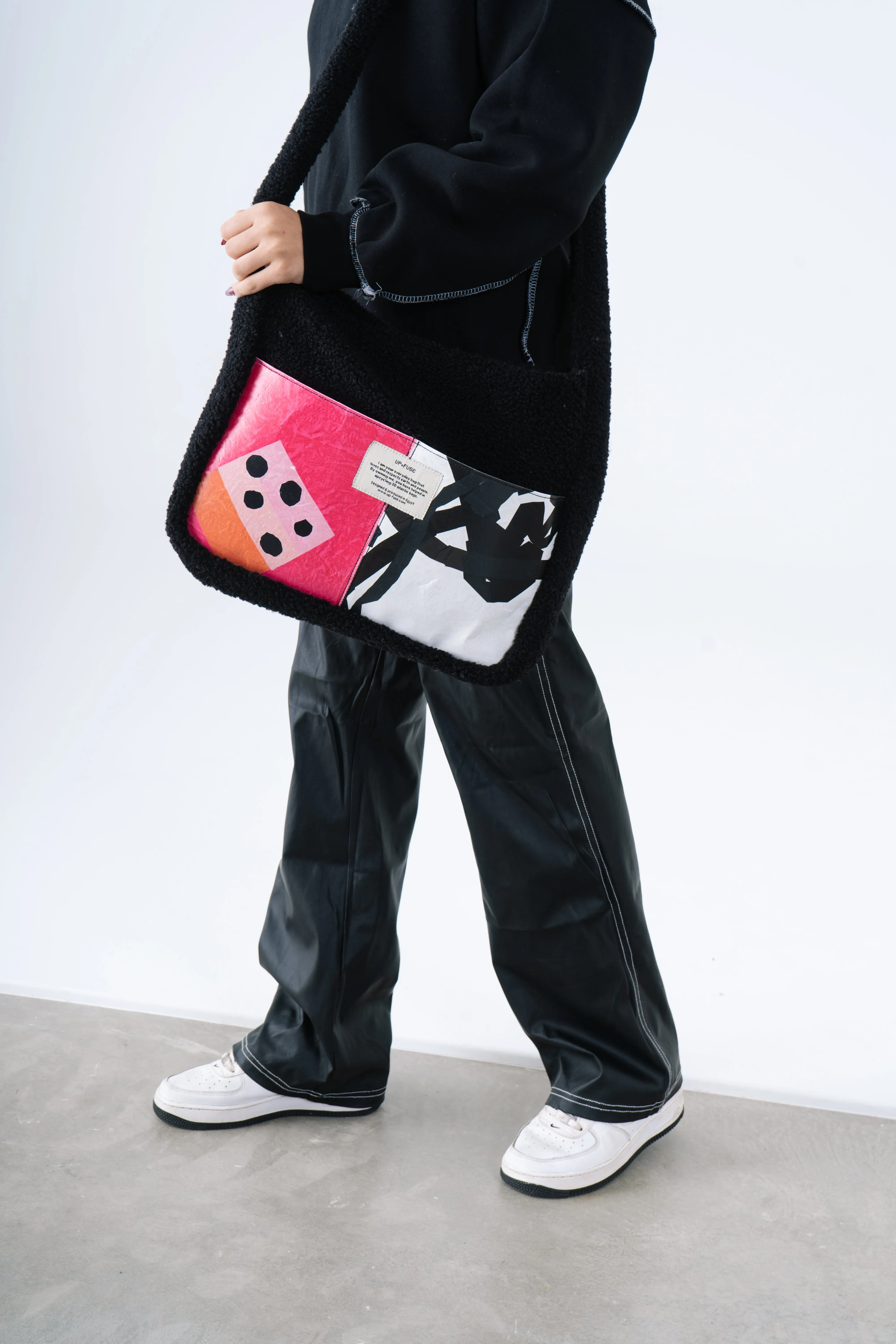 Fur Tote Bag in Monopoly