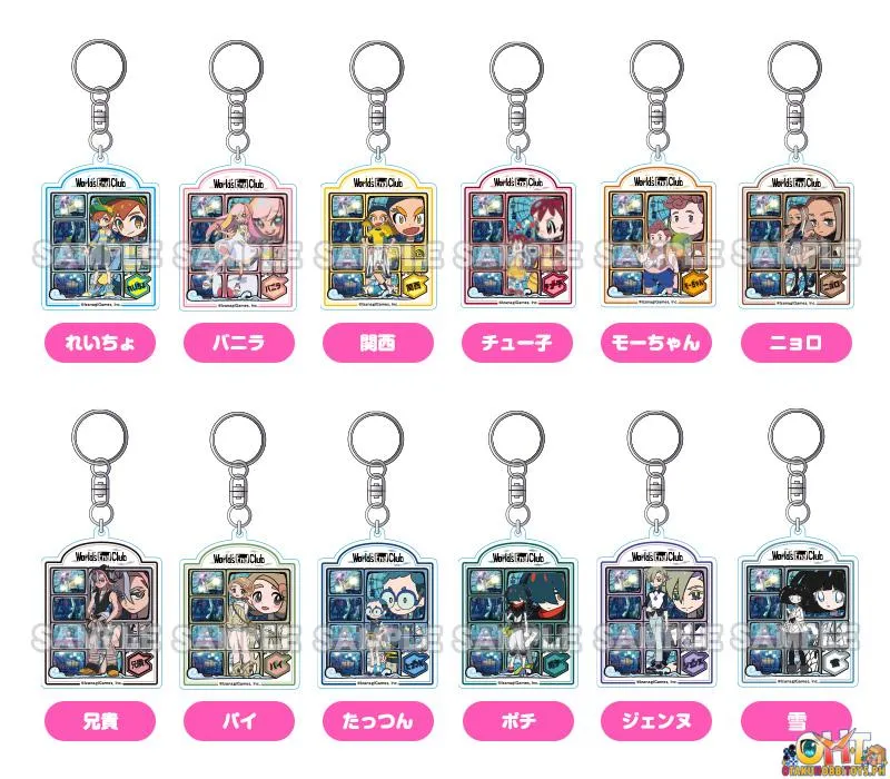 Good Smile Company World's End Club Acrylic Keychains (Kansai)
