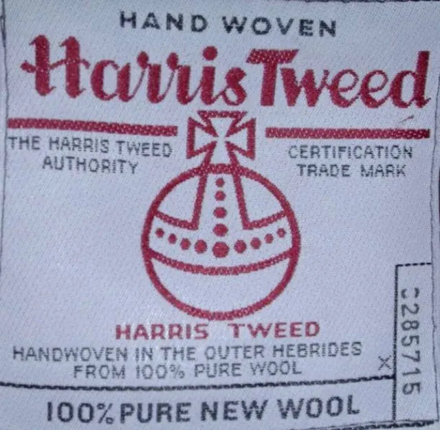 Harris Tweed Small Crossbody Shoulder Purse Bag - Purple Plaid