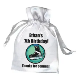 Hockey Skate Party Favor Bag