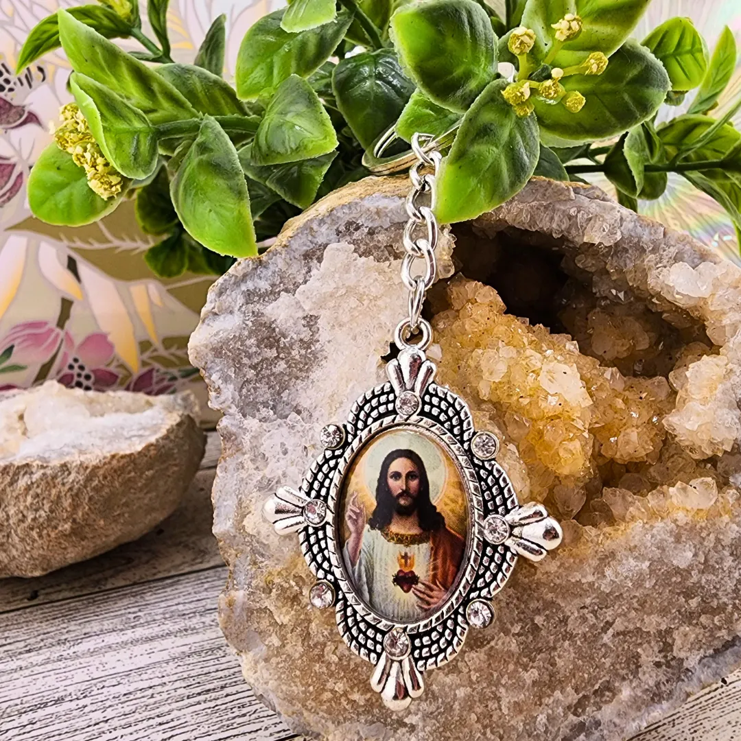 Jesus and Mary Keychains