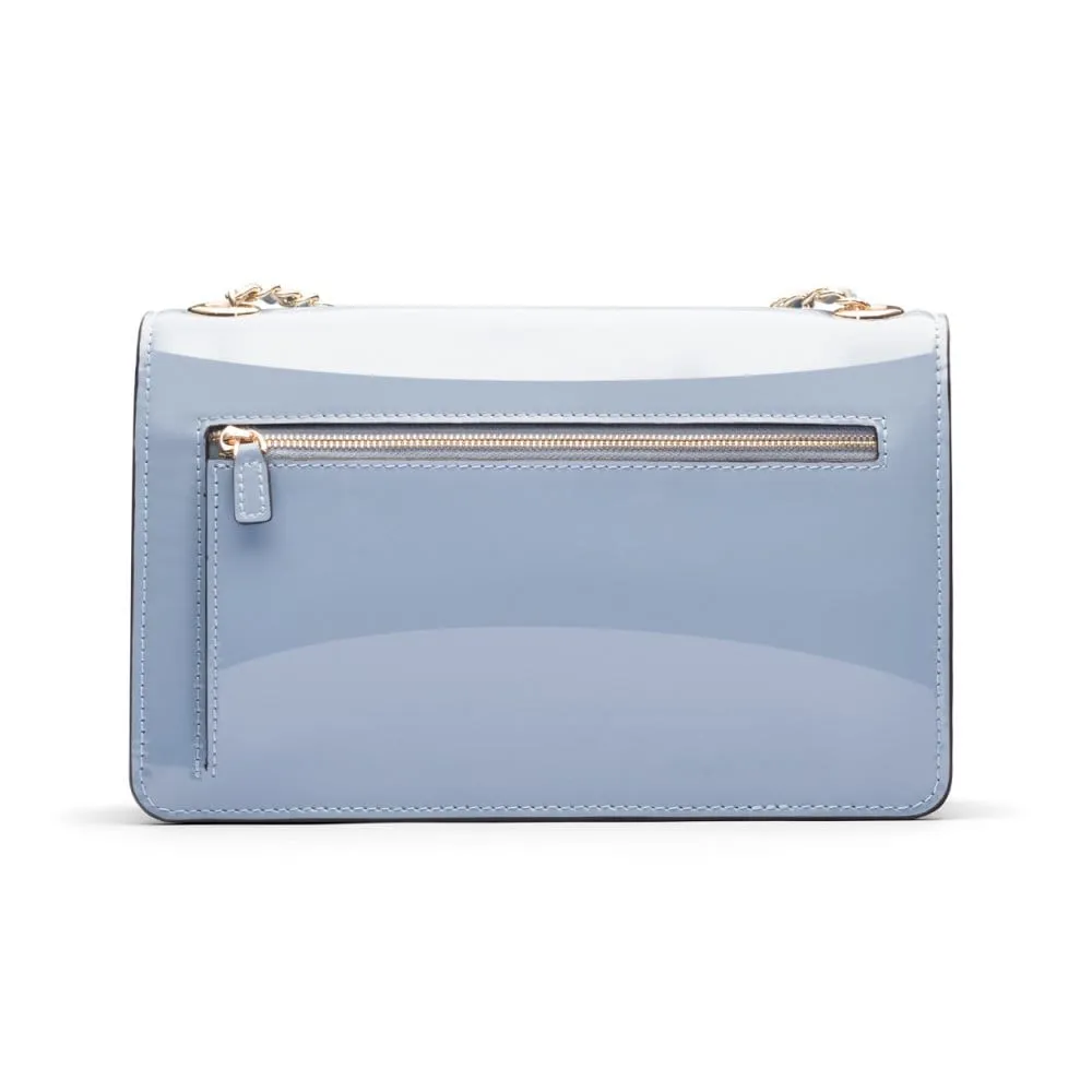 Julia Bag - Baby Blue Patent