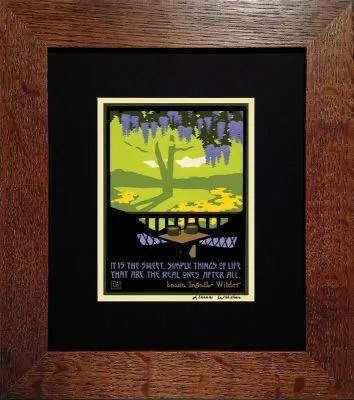 Laura Wilder American Bungalow Spring Print