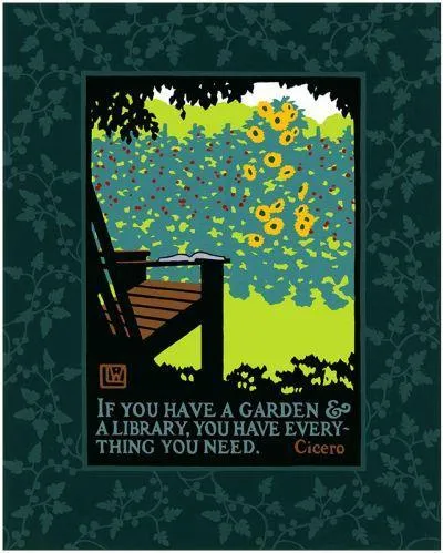 Laura Wilder American Bungalow Spring Print