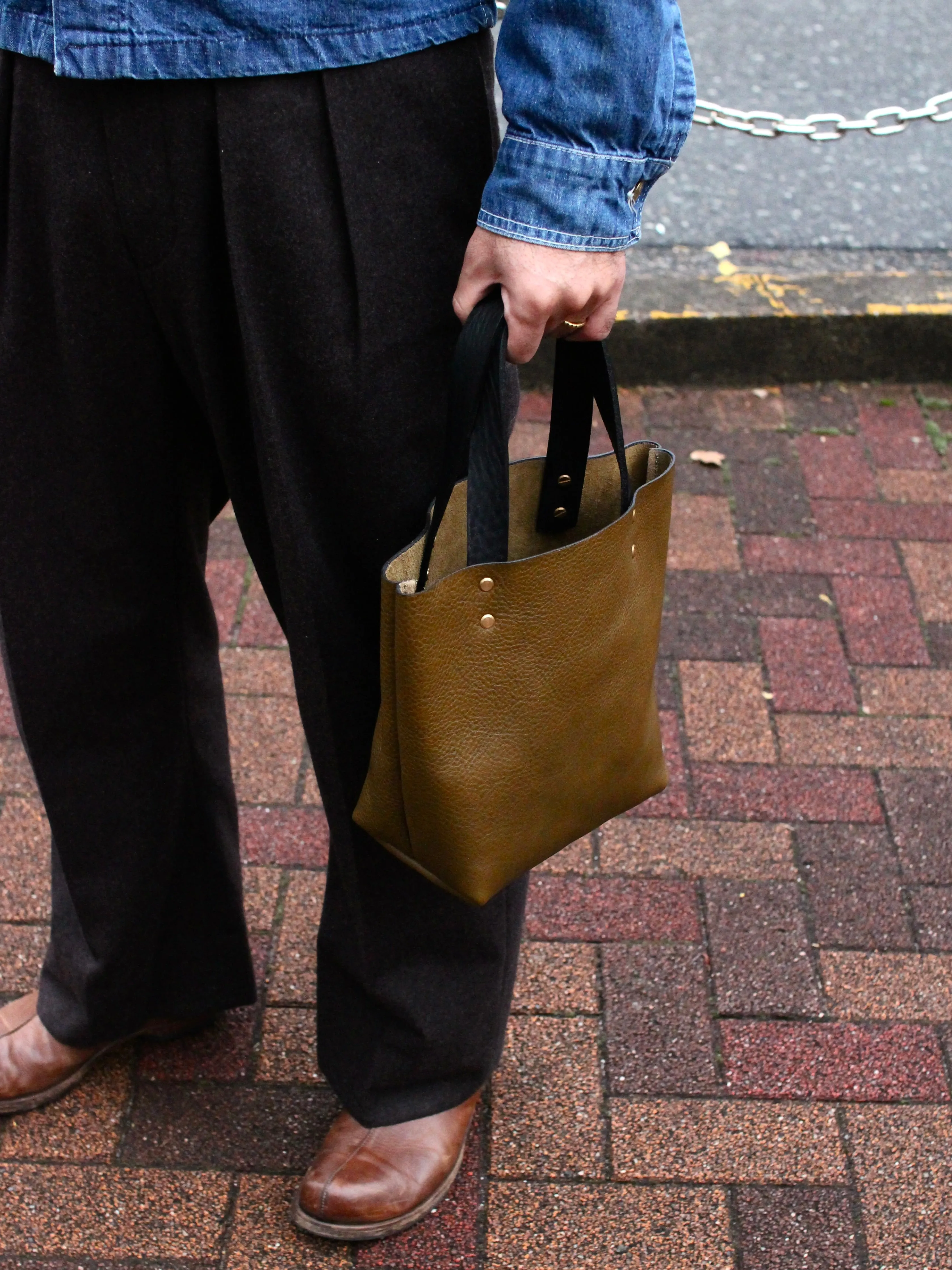 LONE  Mini. Tote - Leather Bag