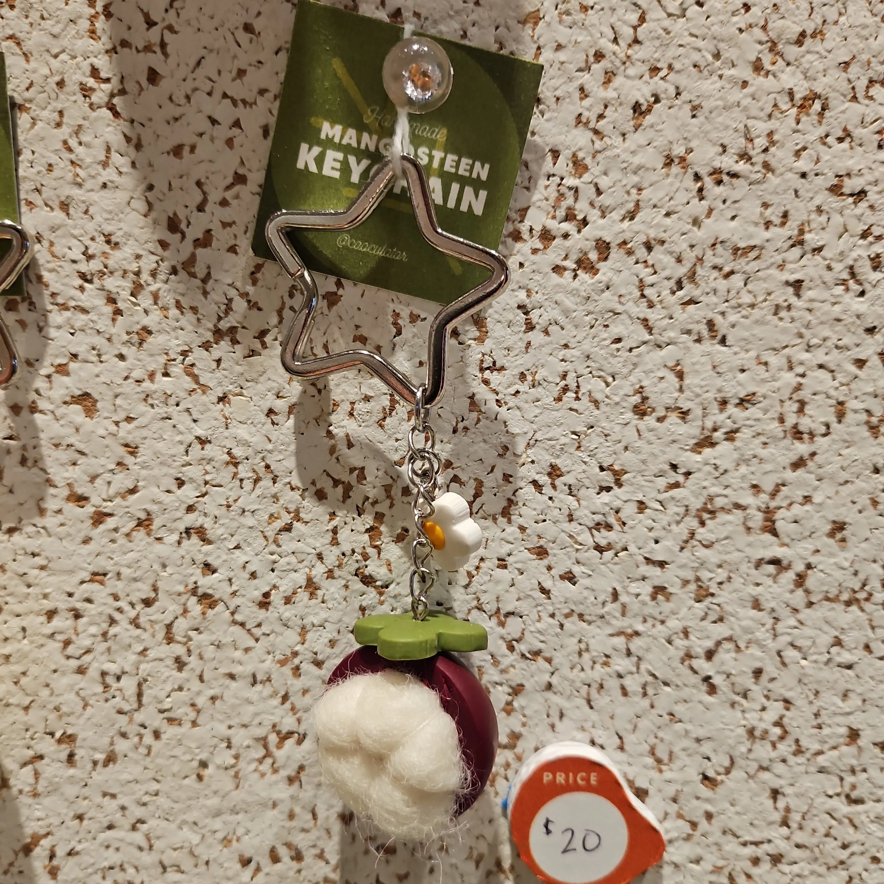 Mangosteen Keychain