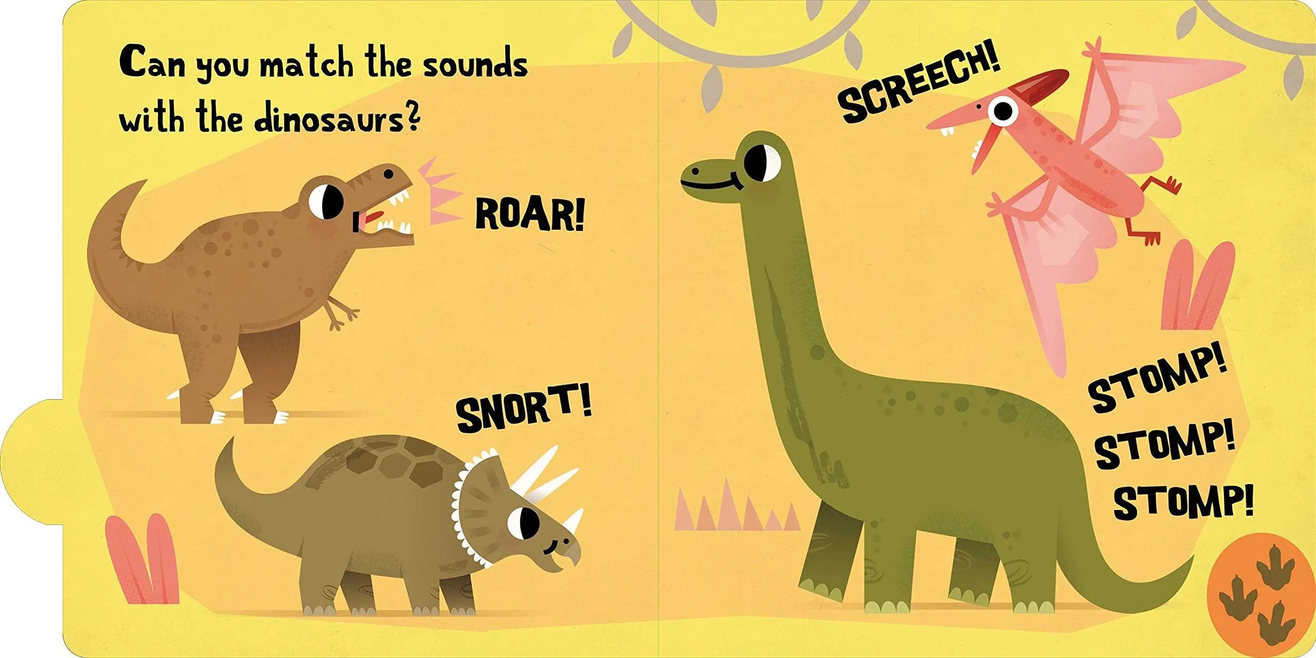 Noisy Tabs!: Dinosaurs - Board Book
