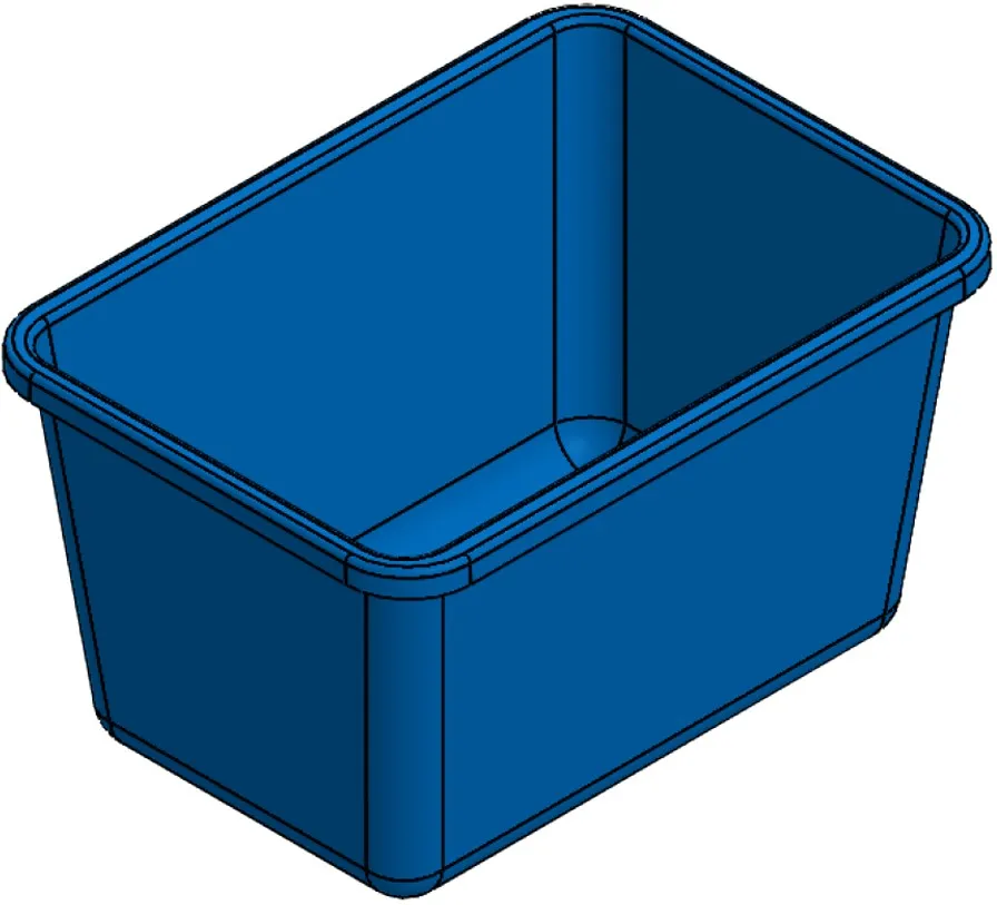 Plastic Nesting Bin With Roll Over Flange (NRO)