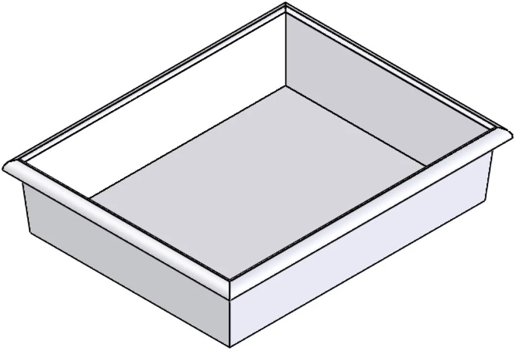 Plastic Nesting Bin With Roll Over Flange (NRO)