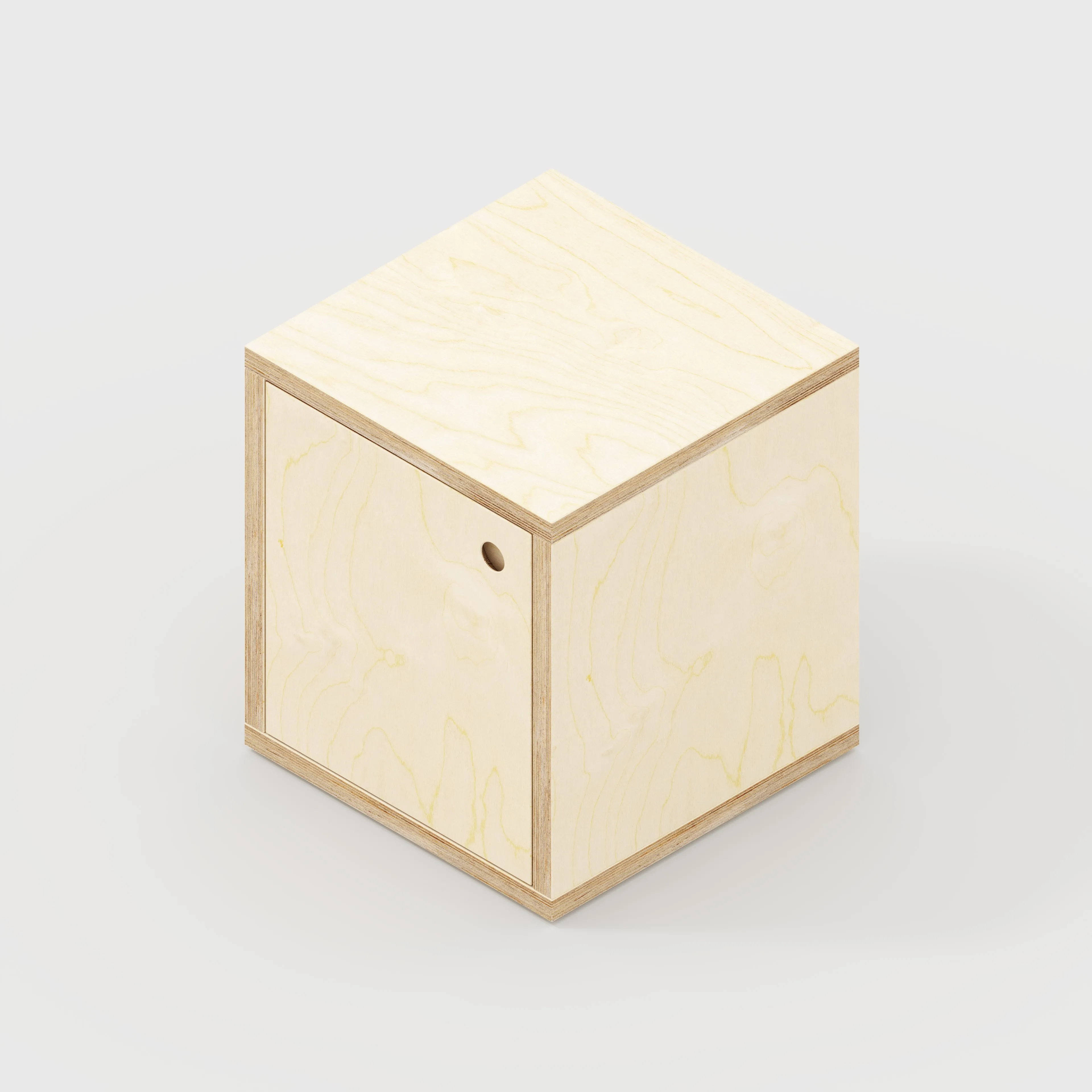 Plywood Storage with Doors - Plywood Birch - 400(w) x 400(d) x 450(h)