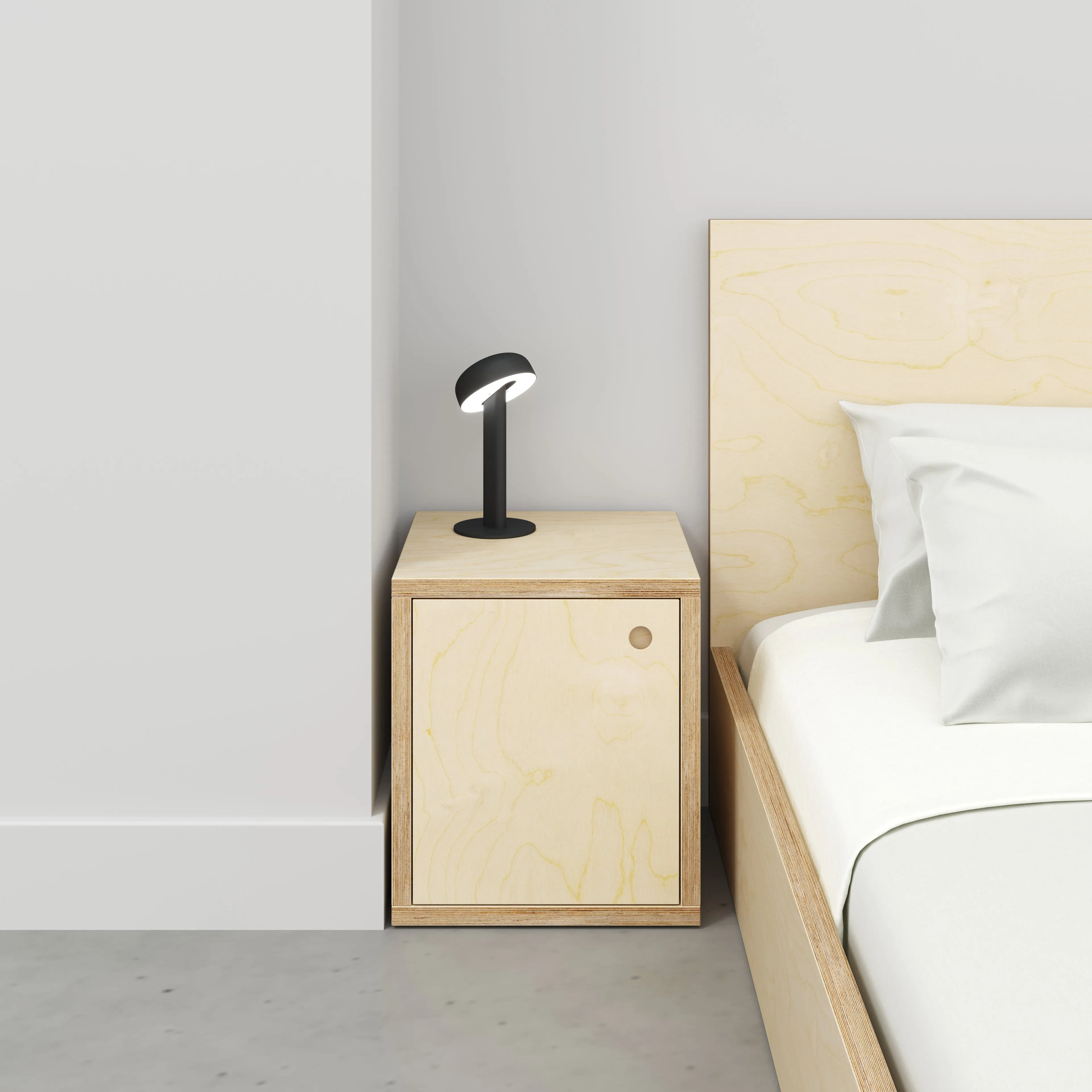 Plywood Storage with Doors - Plywood Birch - 400(w) x 400(d) x 450(h)