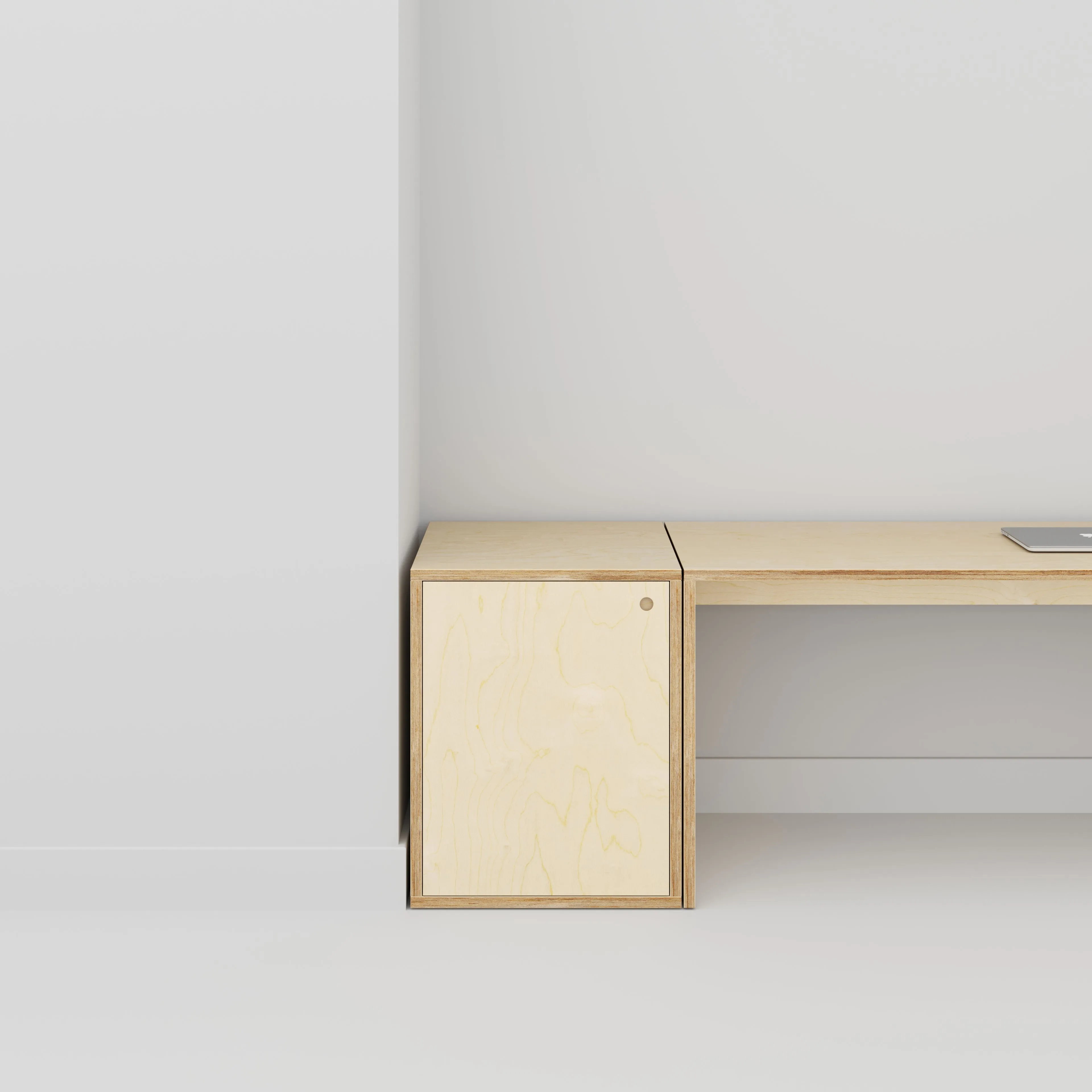 Plywood Storage with Doors - Plywood Birch - 600(w) x 600(d) x 750(h)