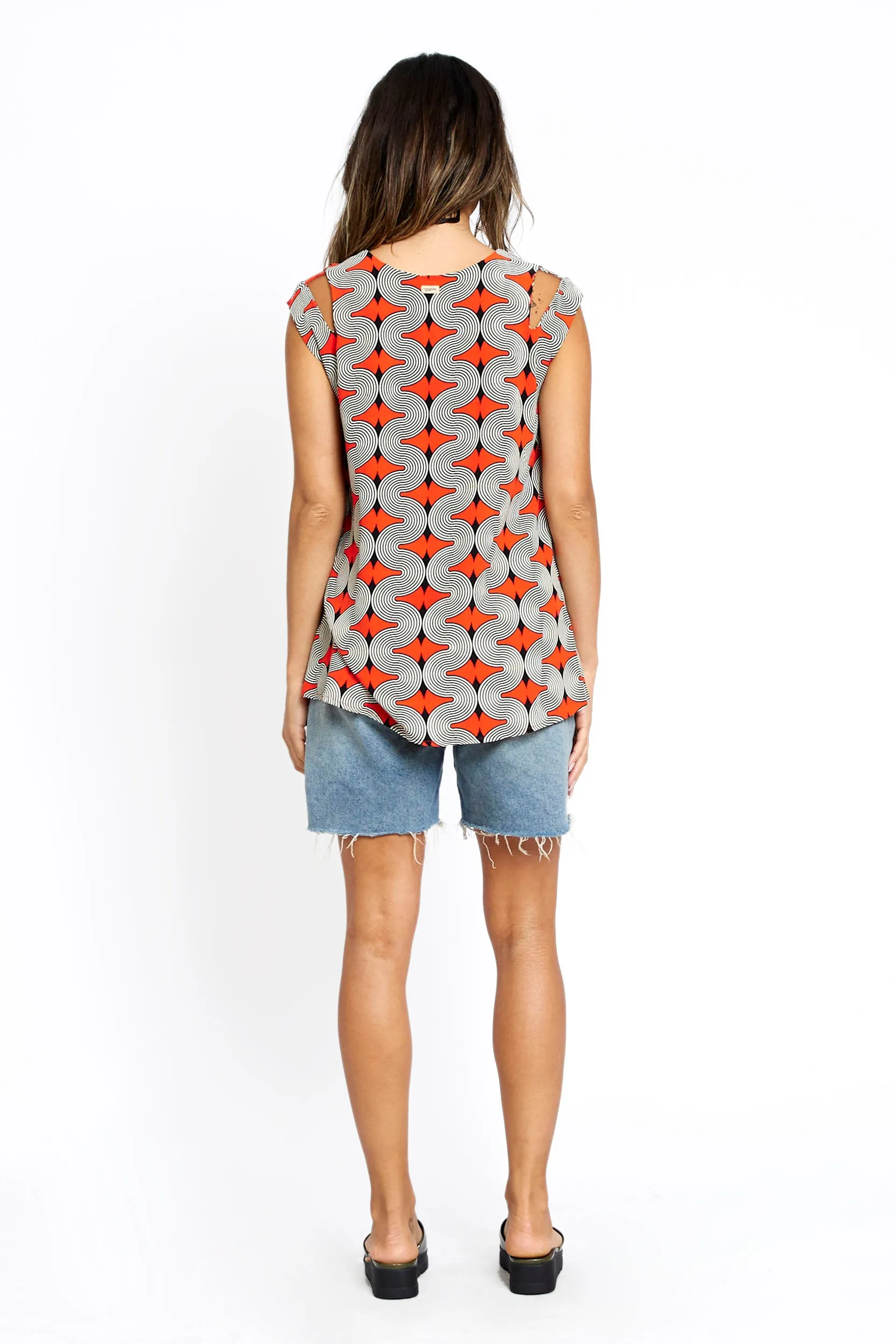 Pomie Blouse - Coral