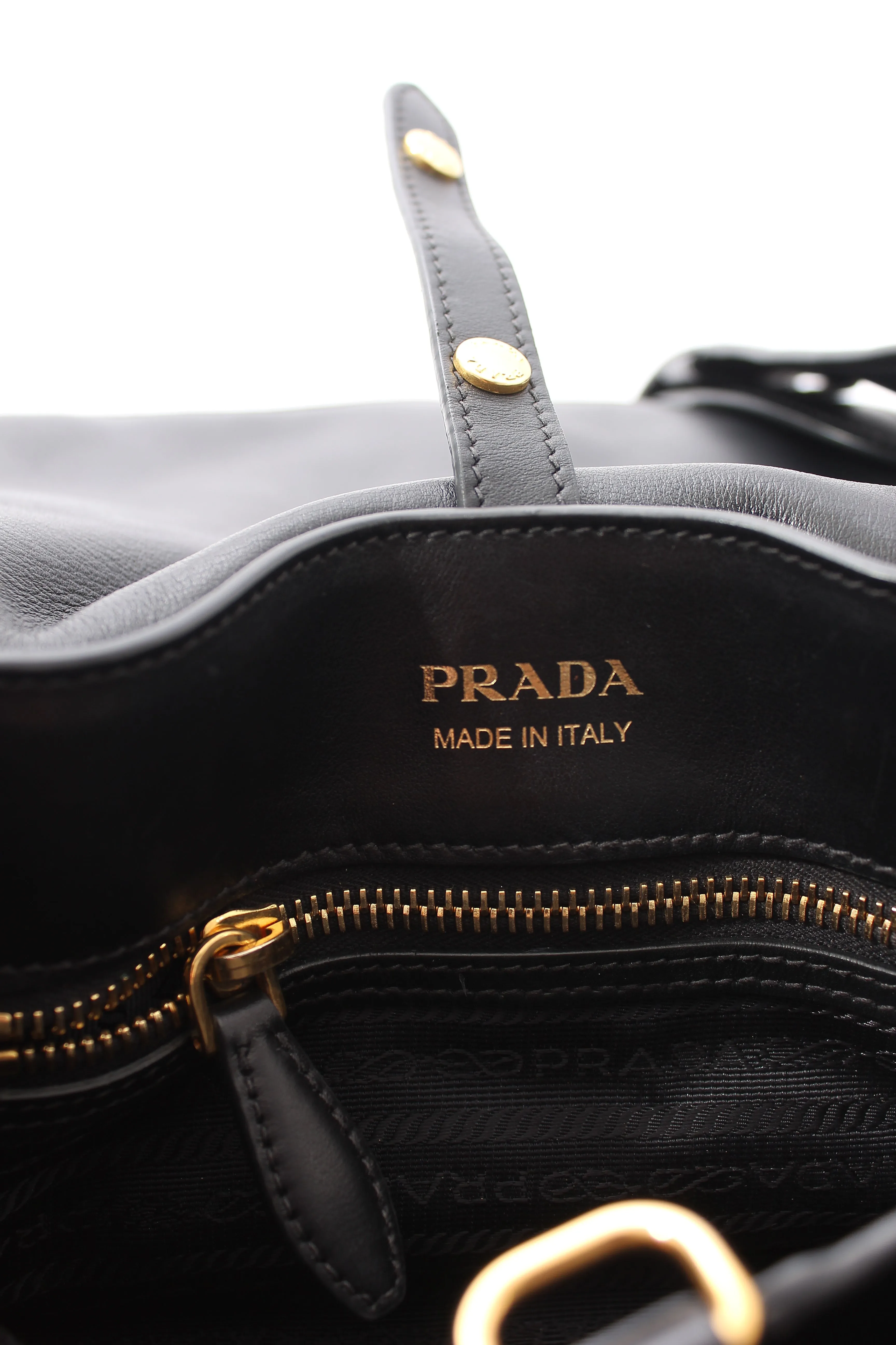 Prada Corsaire Quilted Velvet and Calfskin Shoulder Bag