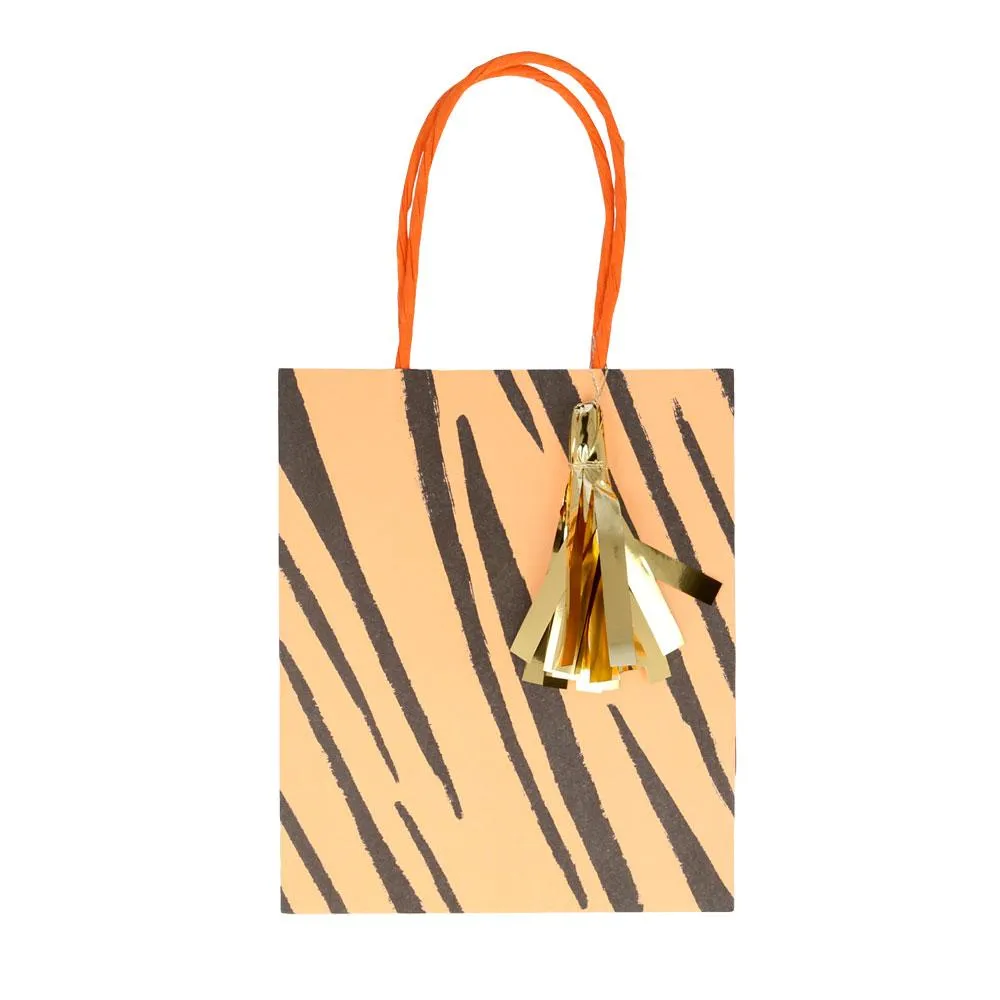 Safari Animal Print Party Bags (x8)