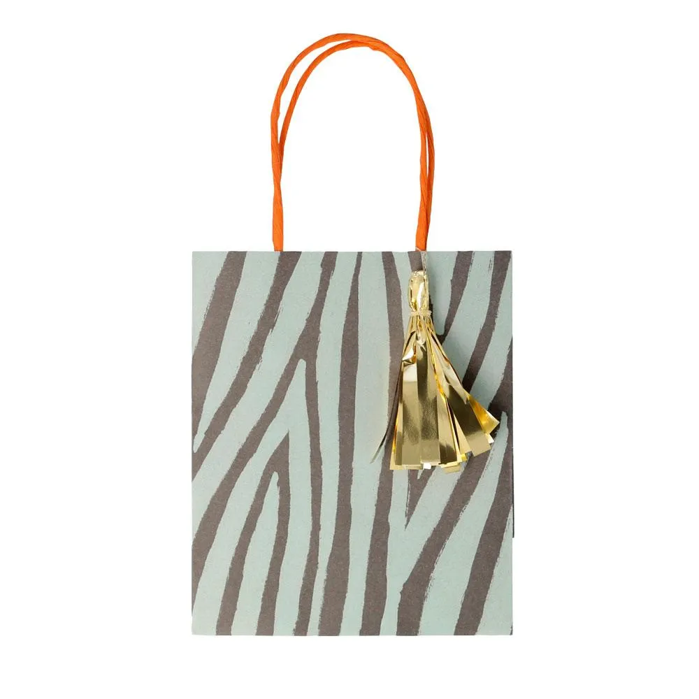 Safari Animal Print Party Bags (x8)