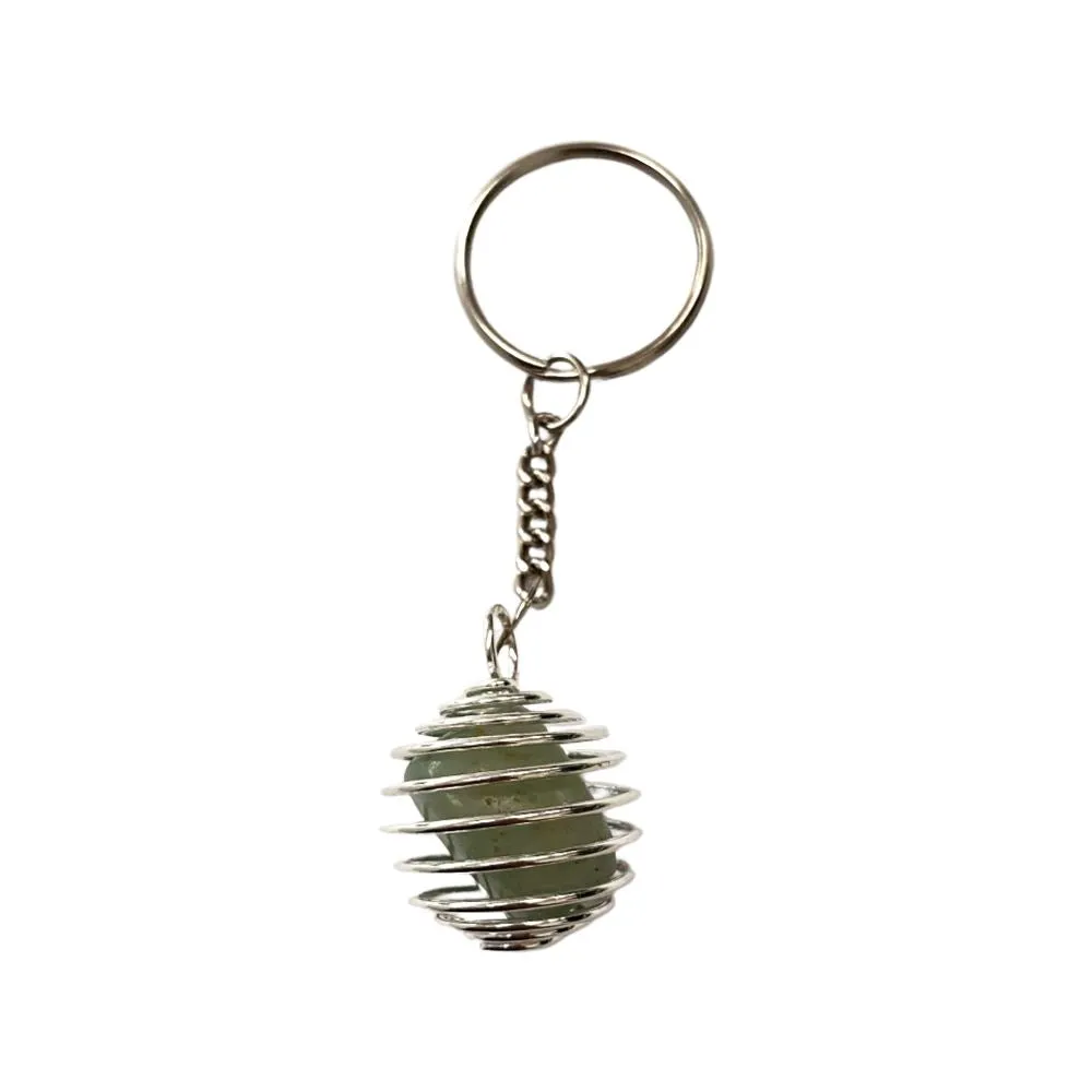 Spiral Cage Tumble Keychain