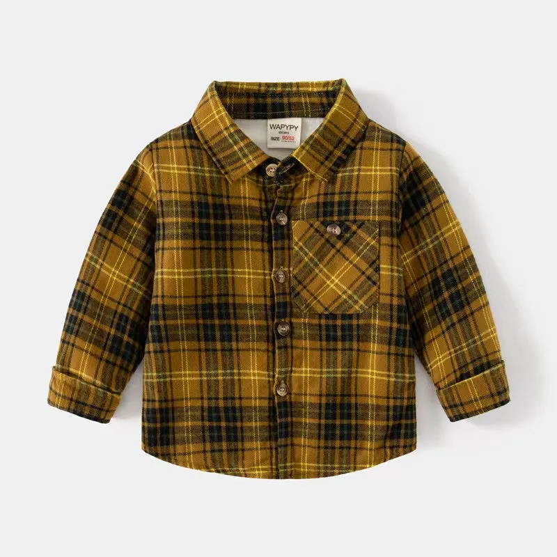 Steven Scotch Plaid Fleece Lined Shirt