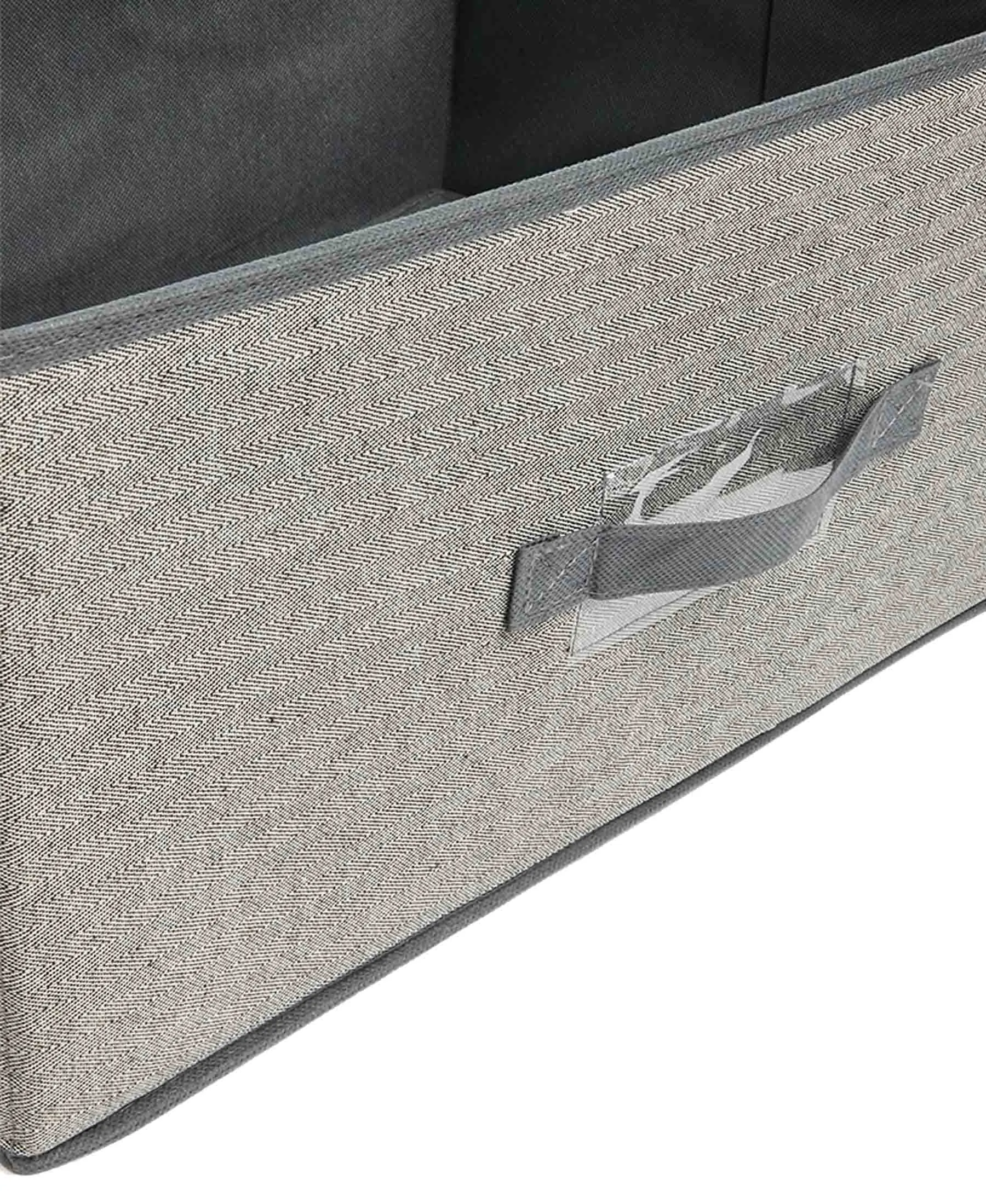 Storage Solutions Storage Box With Lid - Grey