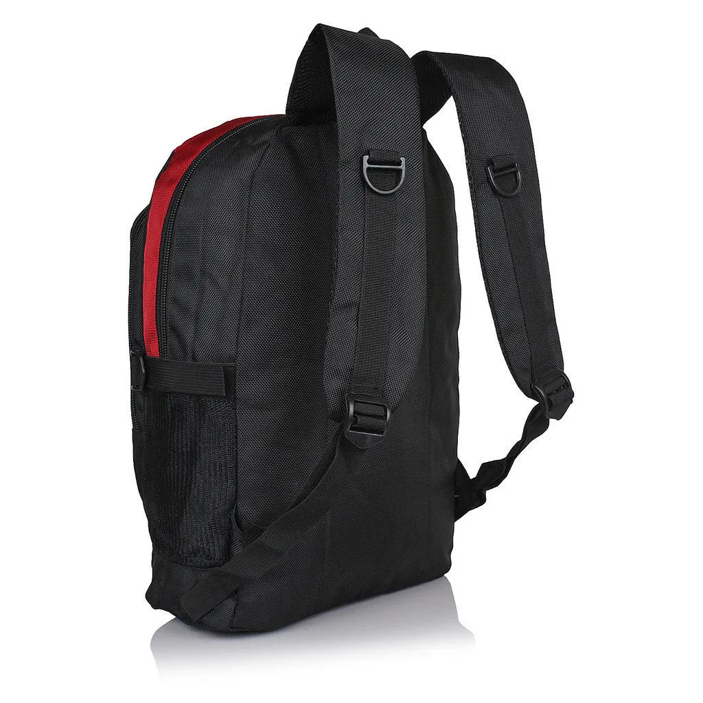 Suntop A23 19 L Backpack(Black and Red)