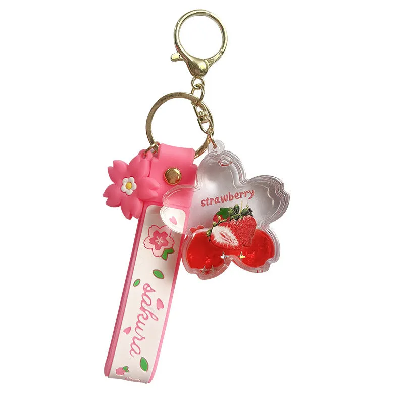 Wholesale Acrylic Keychain for Oiled Fruits