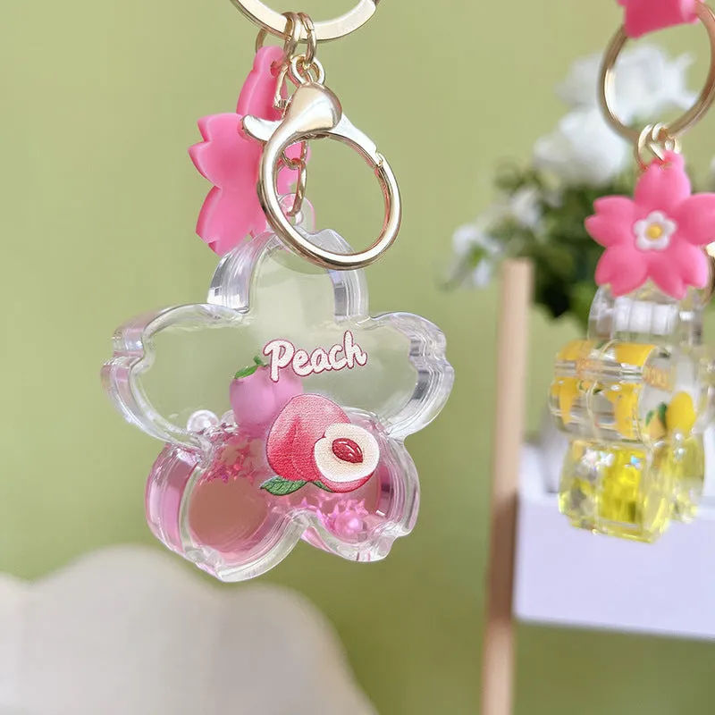 Wholesale Acrylic Keychain for Oiled Fruits