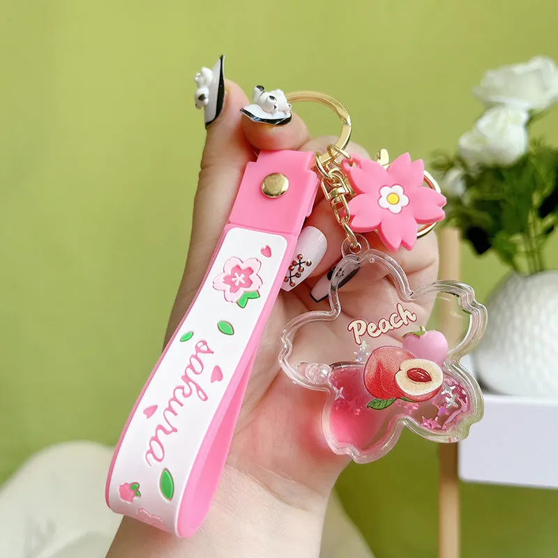 Wholesale Acrylic Keychain for Oiled Fruits