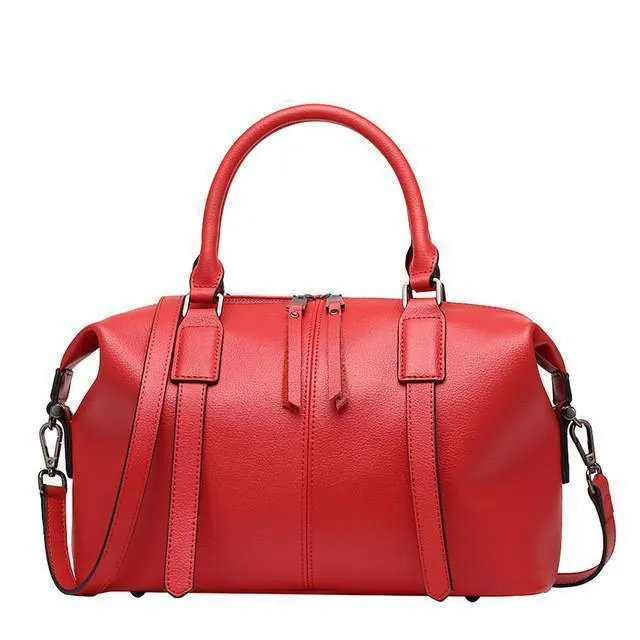 Women Fashion Brand Handbags Retro Luxury Shoulder Bag, Genuine Leather