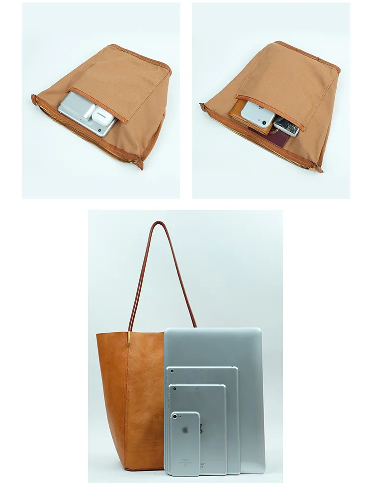 Women Leather 2pcs Set Shoulder Tote Handbags W8734