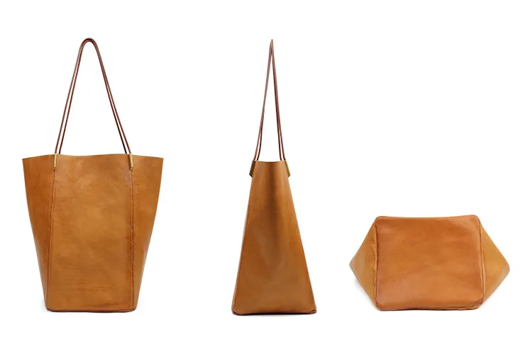 Women Leather 2pcs Set Shoulder Tote Handbags W8734