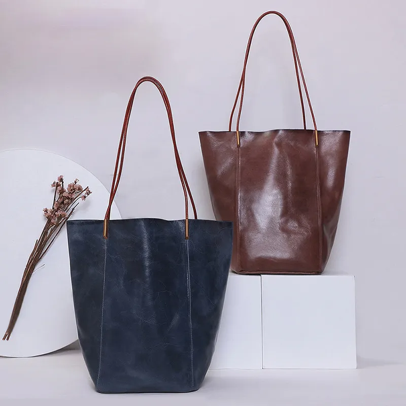 Women Leather 2pcs Set Shoulder Tote Handbags W8734