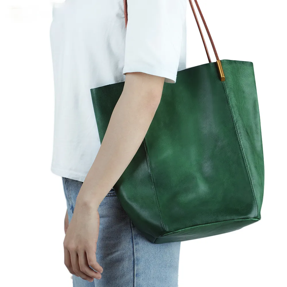 Women Leather 2pcs Set Shoulder Tote Handbags W8734